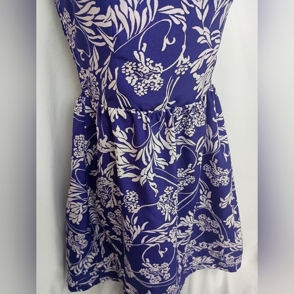 2/$30 GAP Summer Blue and White Floral Mini Sundress (#468) - Picture 5 of 12